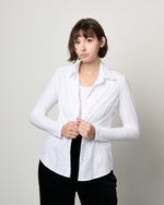 Edith Slim Shirt in Whites