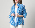 Elly Ruffle Shirt in Specialty Prints