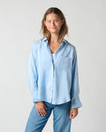 Luna cotton/silk stripe