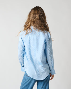 Luna cotton/silk stripe
