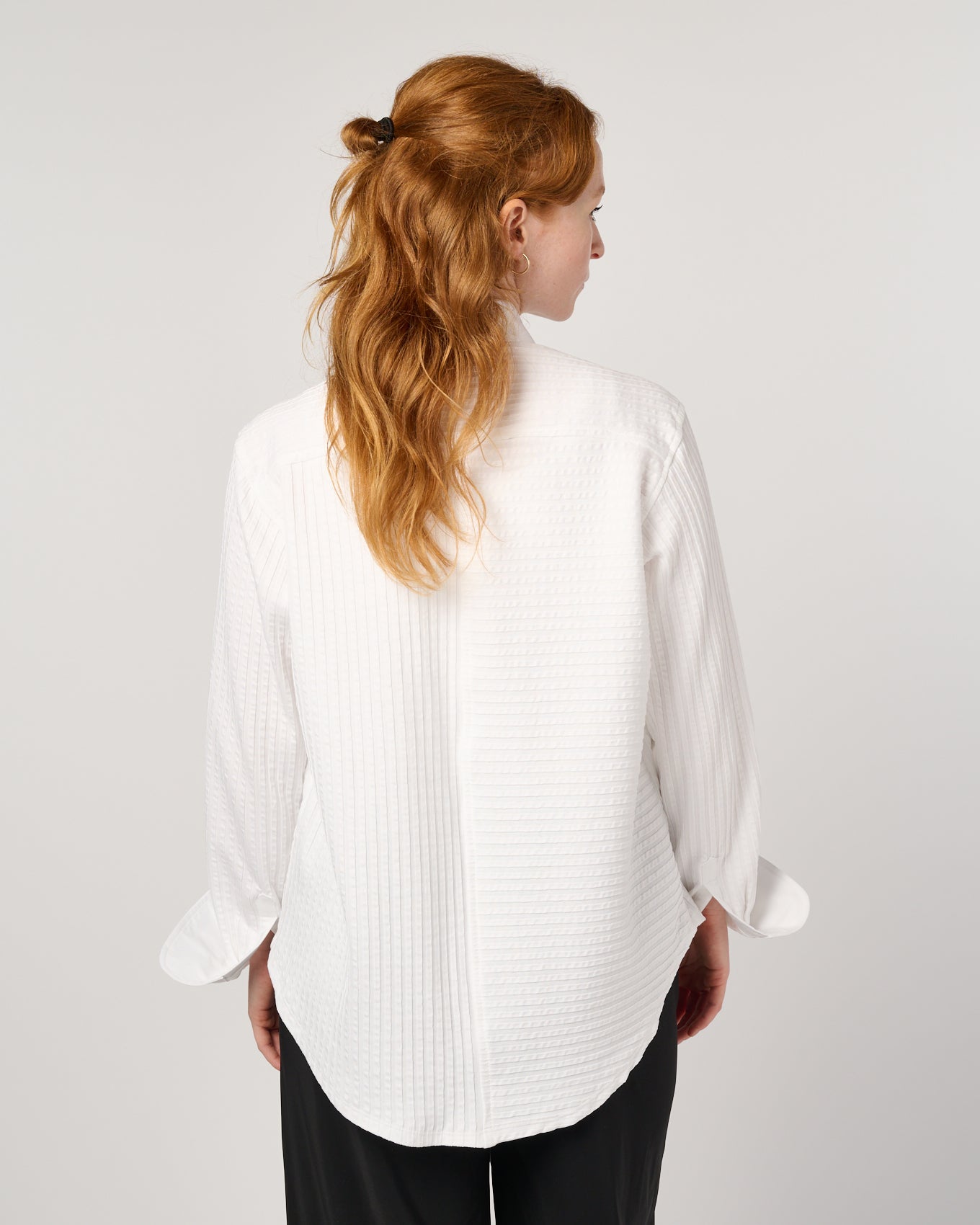 Luna double knit pleated cottons