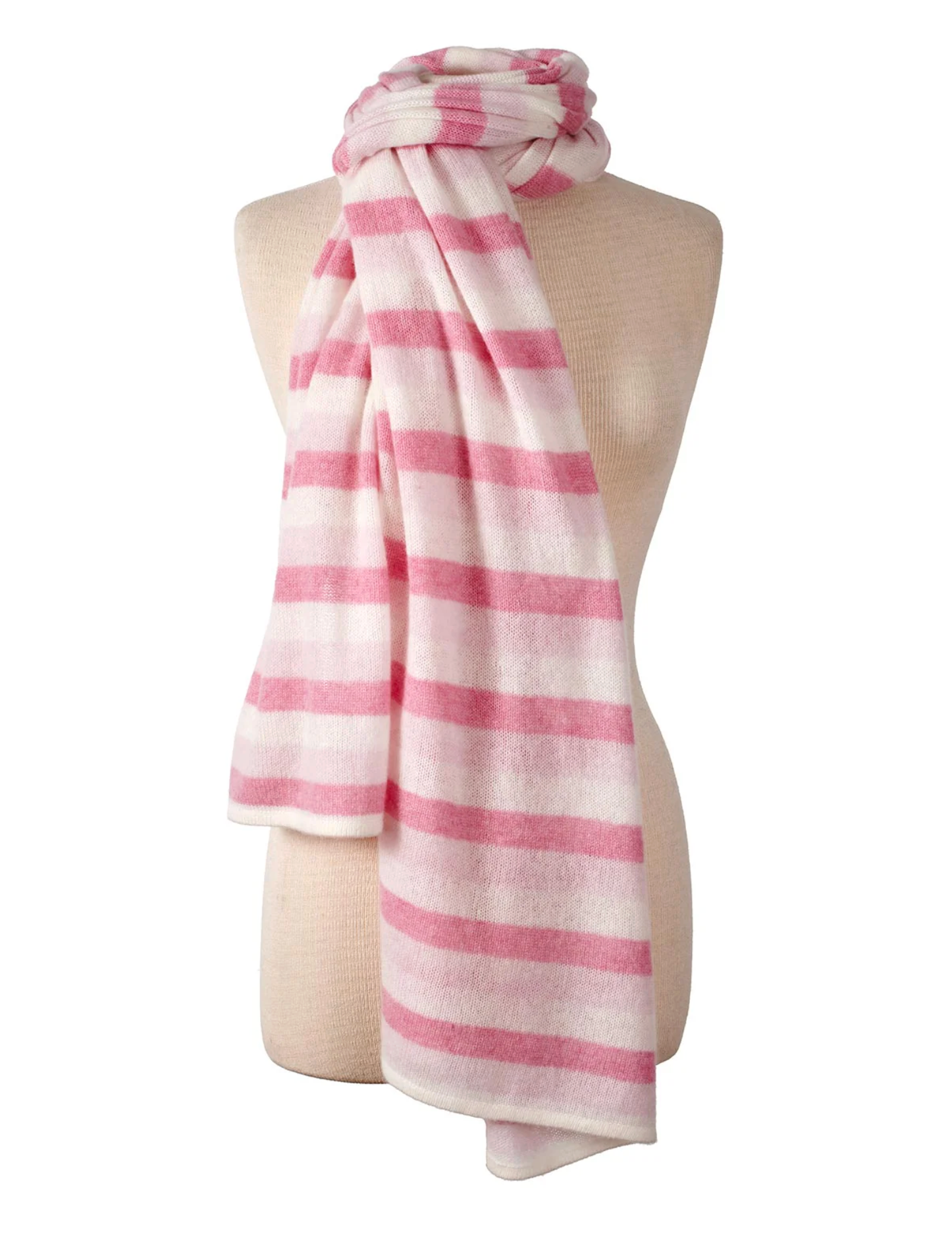 Cashmere Striped Winter Scarf from Alpine