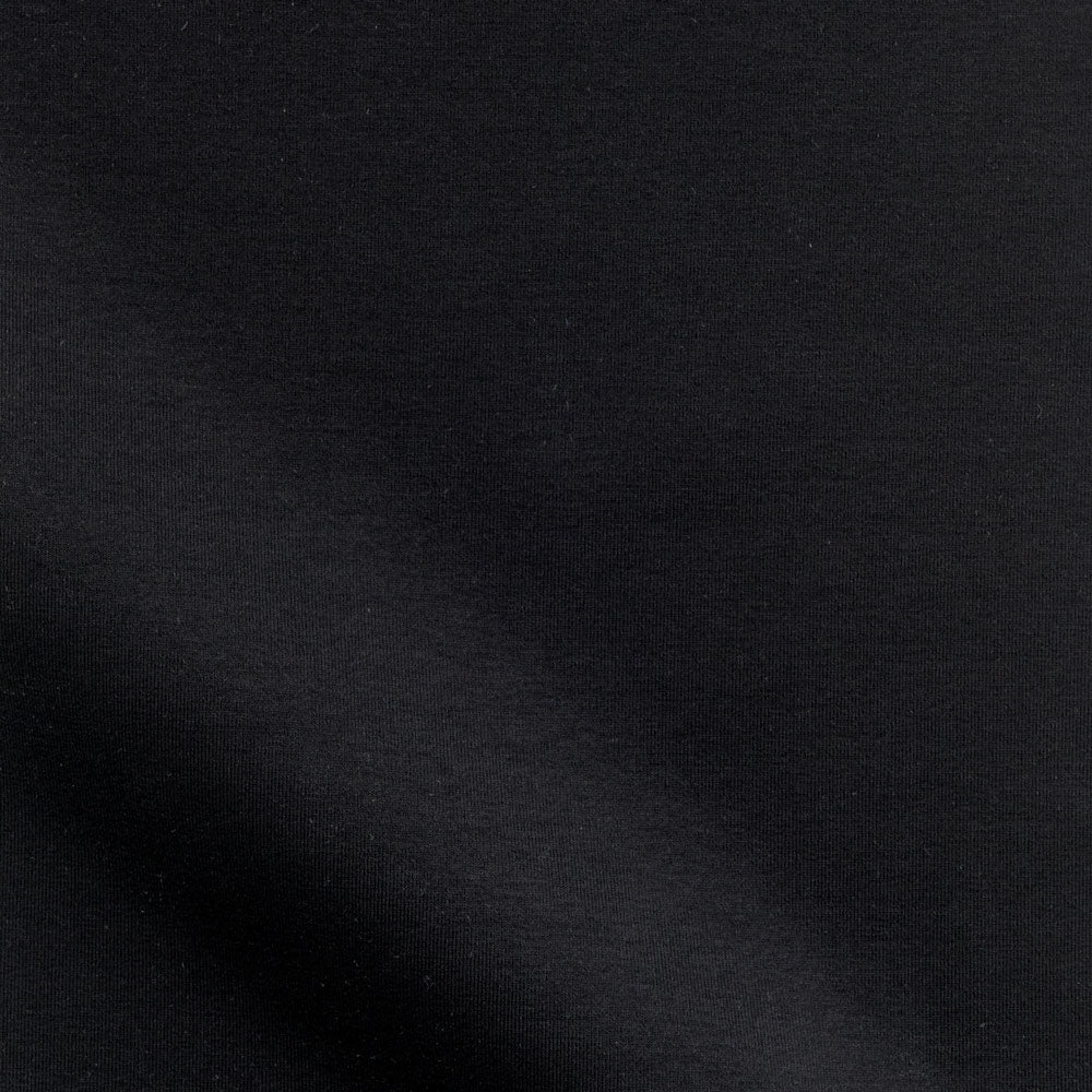 black cotton lycra knit Fabric Swatch