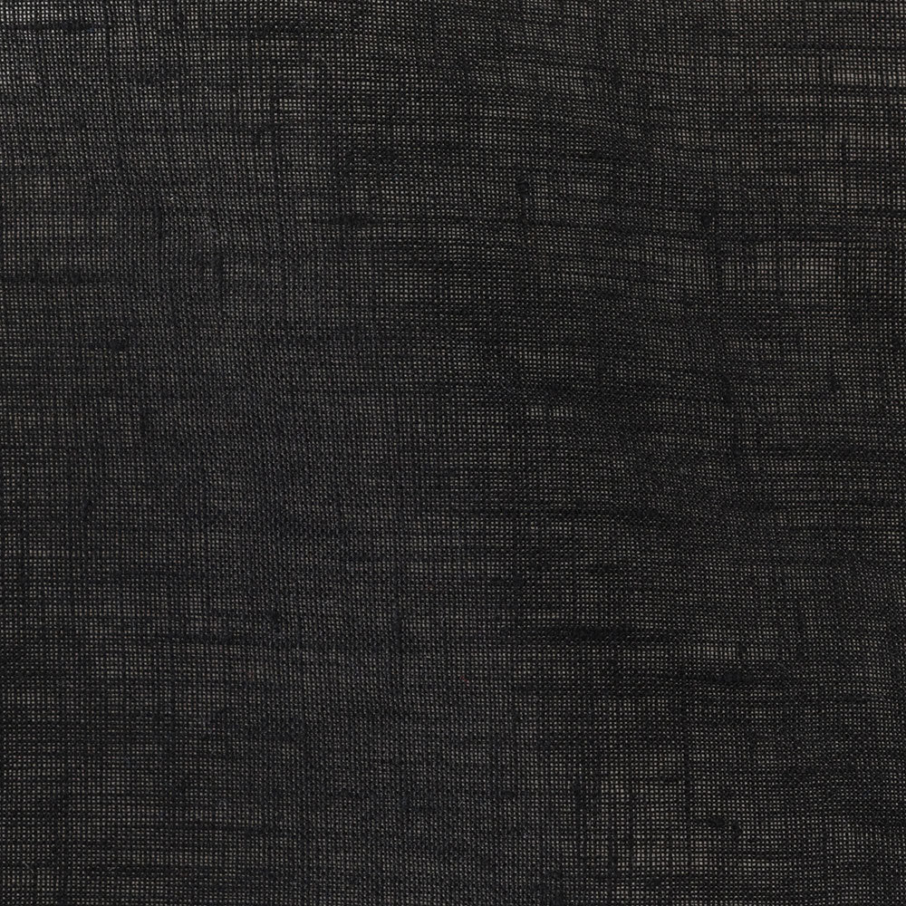 Black linen Fabric Swatch