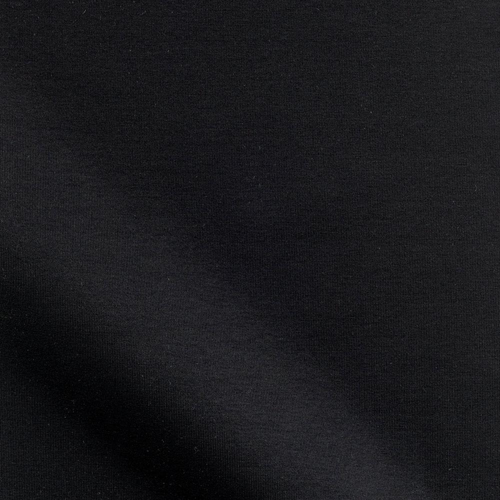 black ponte rayon spandex Fabric Swatch