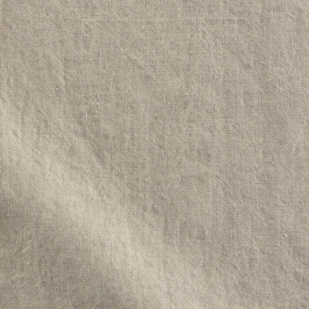 flax stonewashed linen Fabric Swatch
