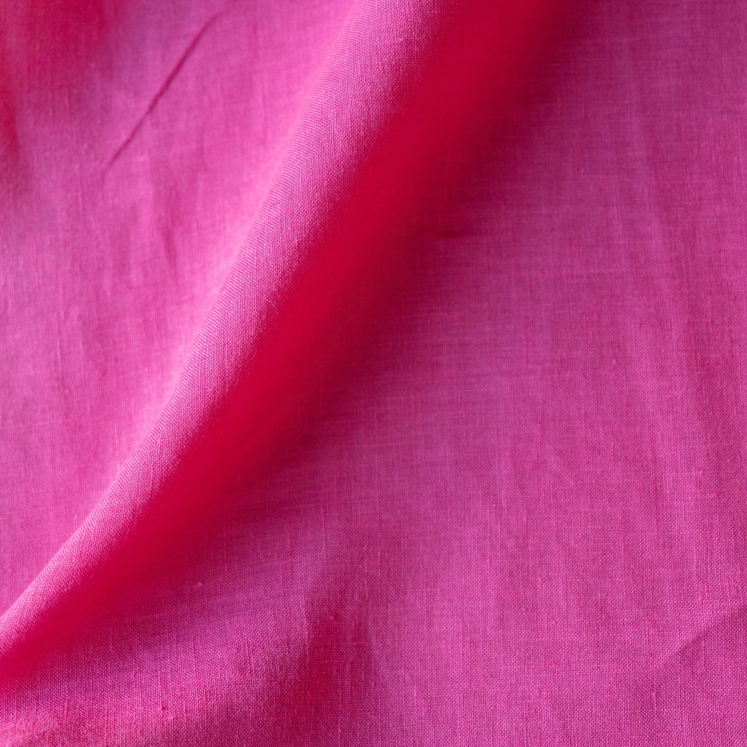 Fuchsia Linen Fabric Swatch