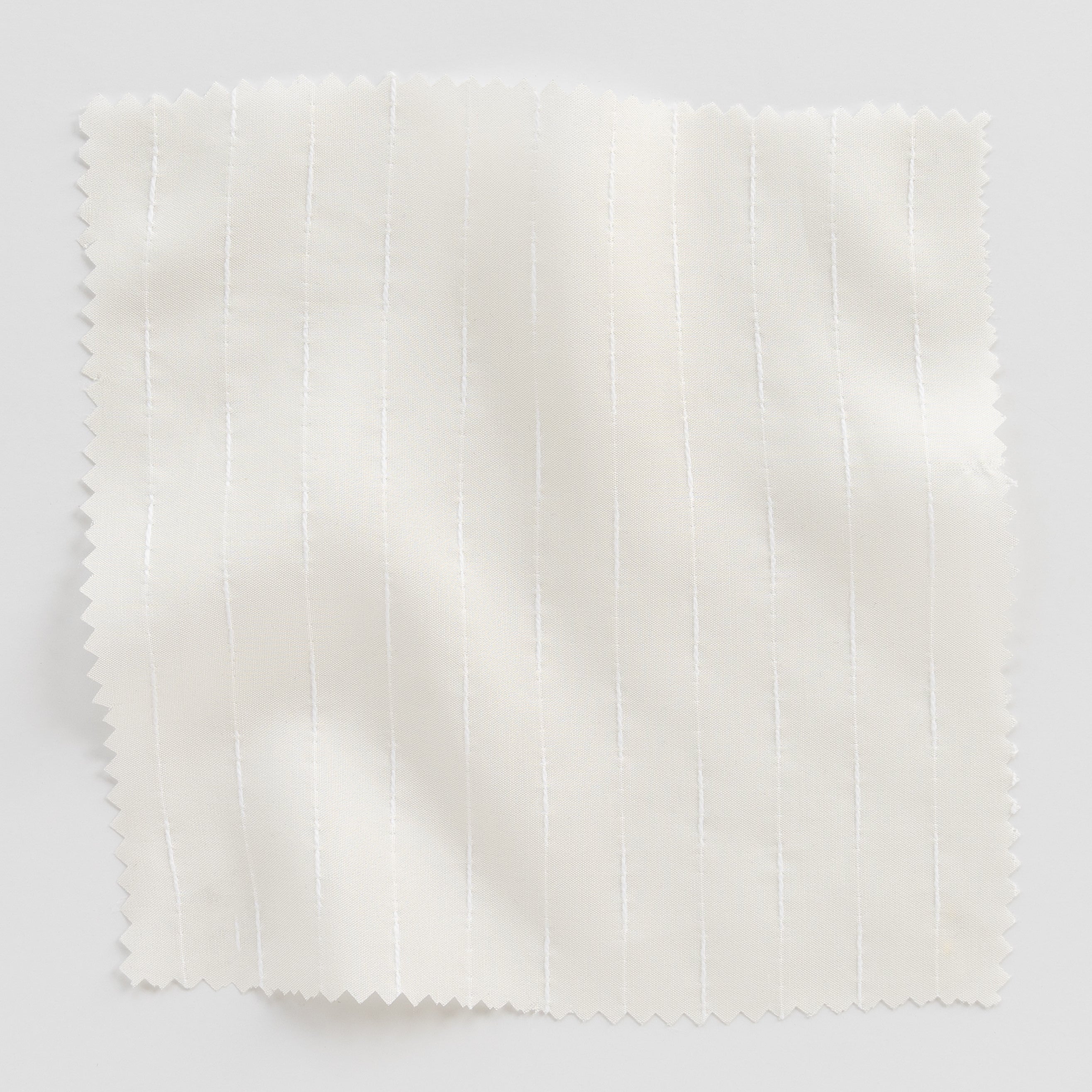 ivory cotton silk stripe Fabric Swatch