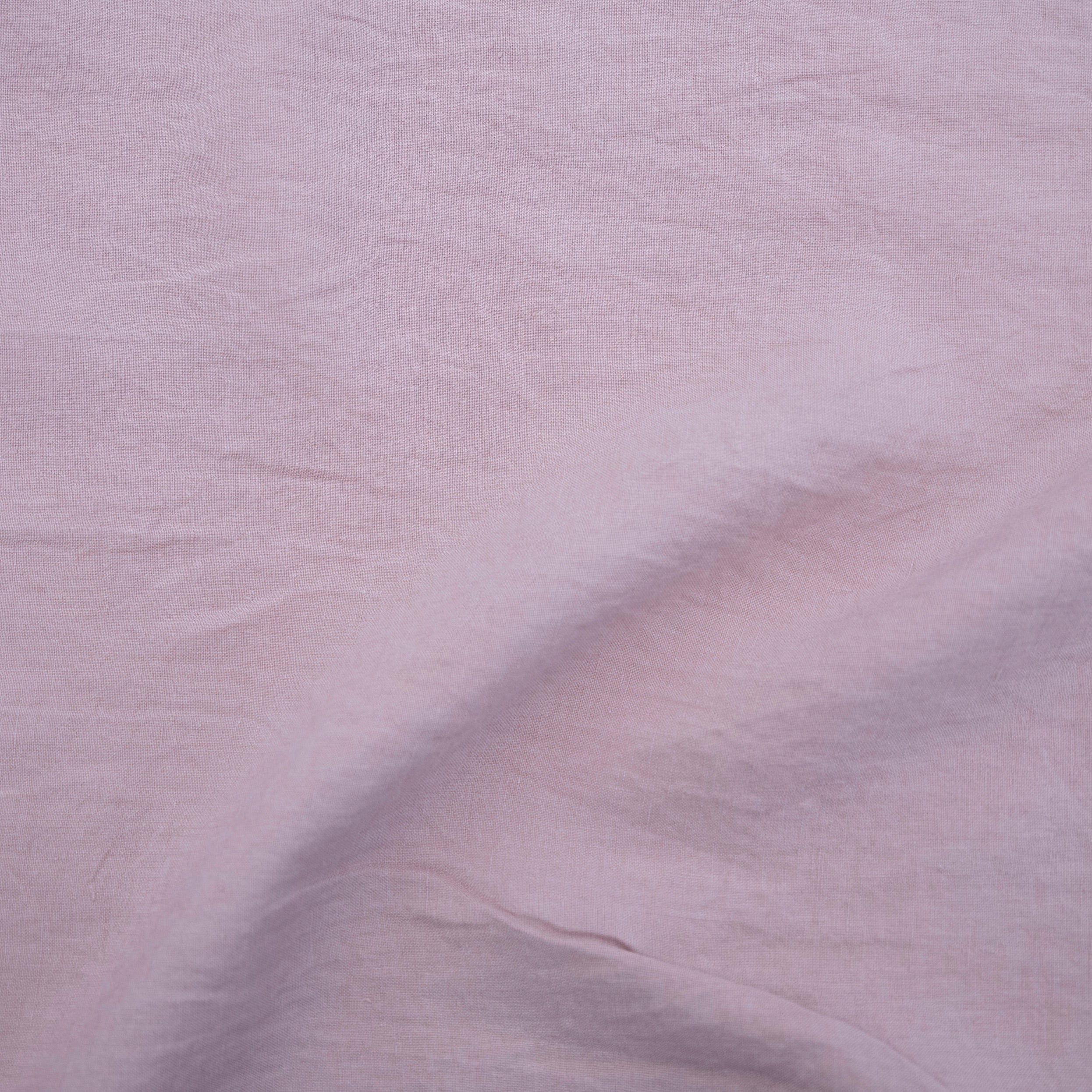 Pale Pink stonewashed Linen Fabric Swatch