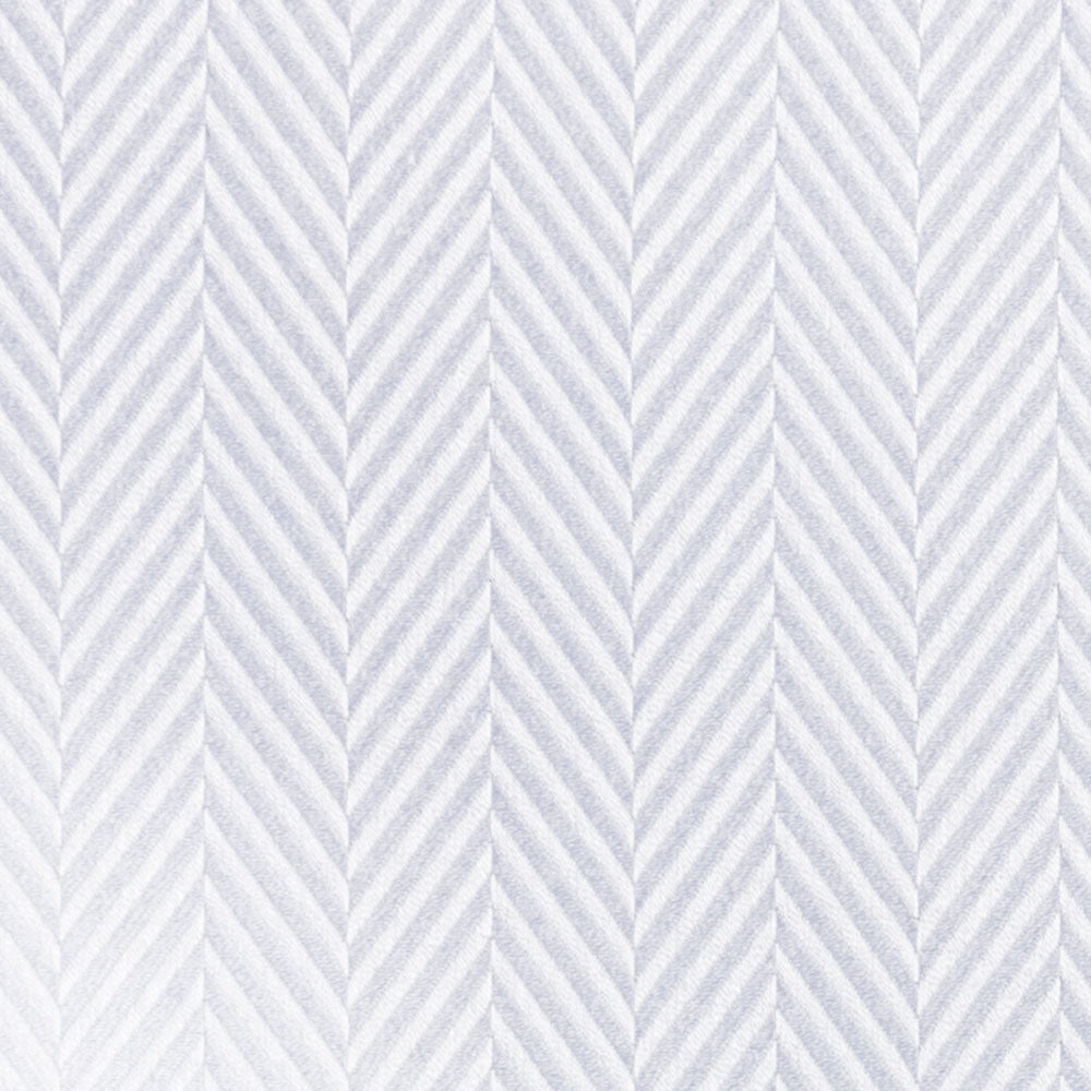 white cotton herringbone Fabric Swatch