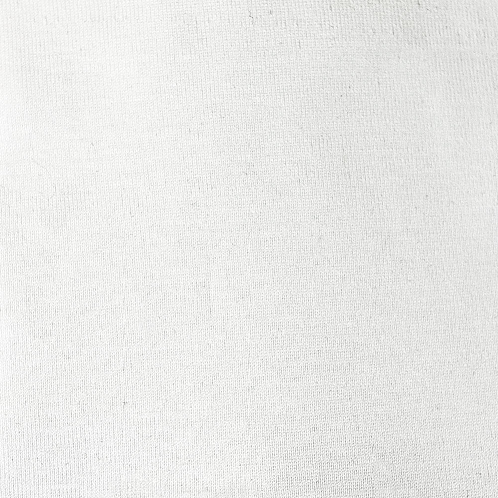 white cotton lycra knit Fabric Swatch