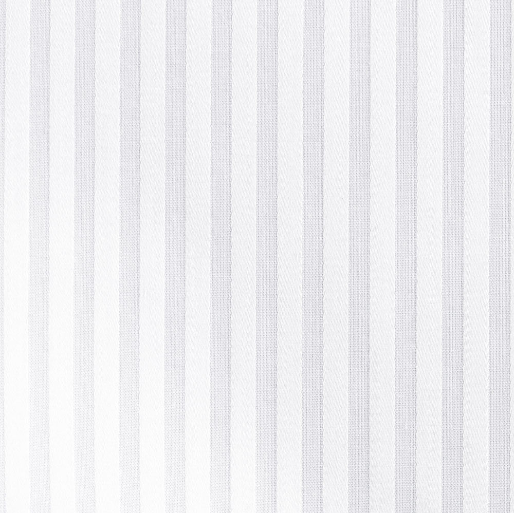 white cotton satin stripe Fabric Swatch