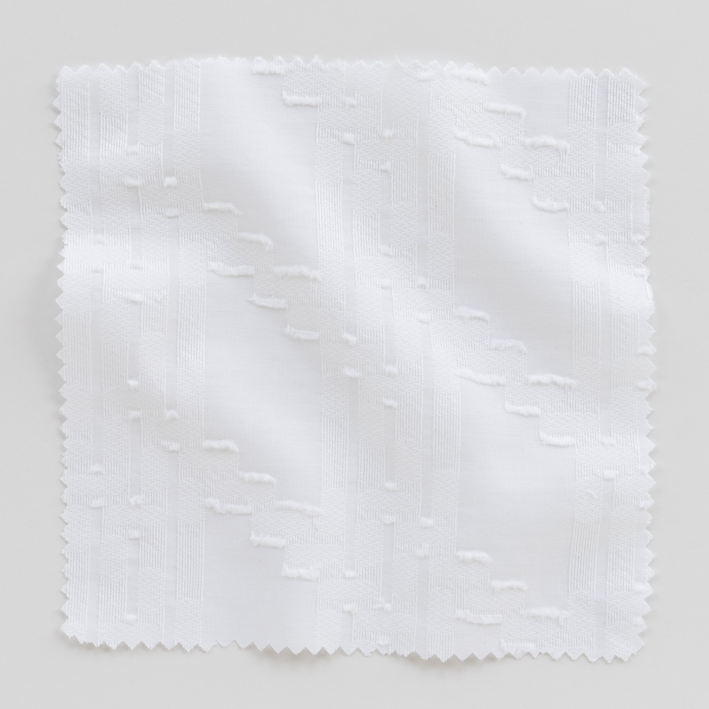 white squares and lines Fabric Swatch