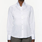 Kacey Shirt in White Cottons