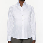 Kacey - slim cut white shirts