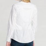 Kacey Shirt in White Cottons