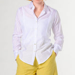 Hattie Shirt in White Cottons